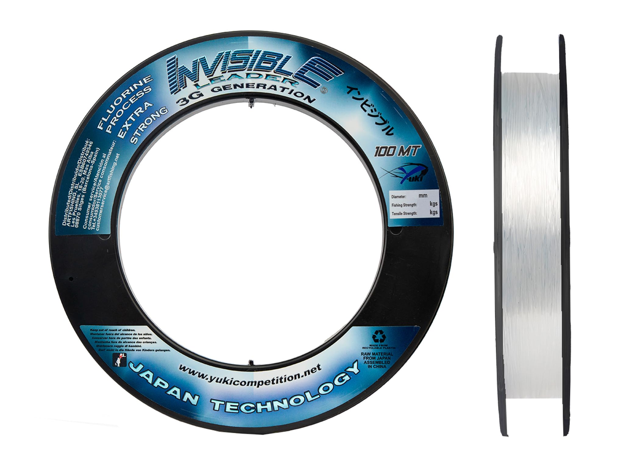 YUKI FILS FIL INVISIBLE 0.40 100MT - 100, 58.44, 129.00, 0.9