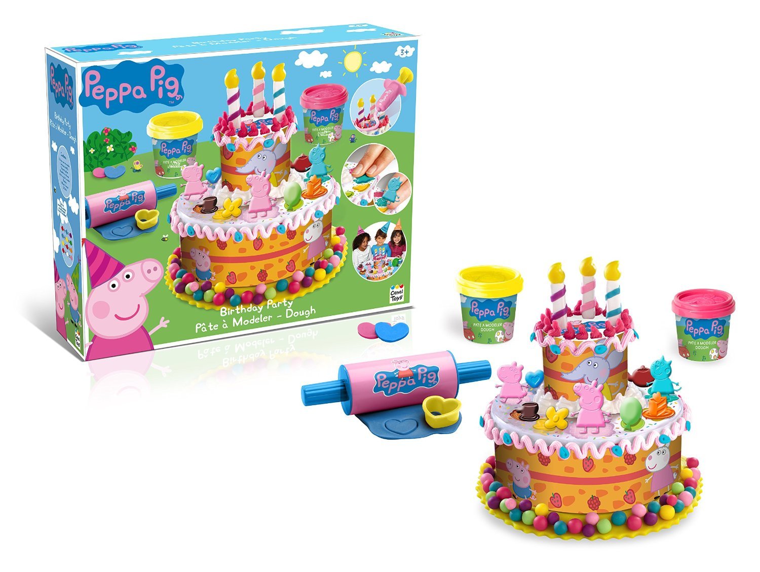 Cupcake Peppa Pig Pate A Modeler Play Doh Peppa Pig Birthday Cake 2025