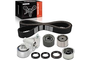 A-Premium Engine Timing Belt Kit with Tensioner & Idler Sprocket & Seal Compatible with Subaru Outback 00-12, Impreza 99-11, 
