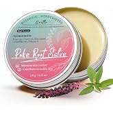 Poke Root and Castor Oil Salve, 4.23 oz | Herbal Poke Root Balm with Castor Oil, Lymphatic Support, Deep Tissue Massage, Soothing Skin Care Ointment