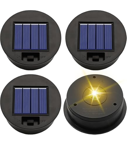 Lot de 4 Ampoules LED Solaires pour Jardin - Lampe Suspendue de