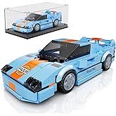 Mould King Ferrari F40 LM Building Block Set, Sports Car Model Building Kits, MOC Racing Car Building Toy for Boys, Home Deco