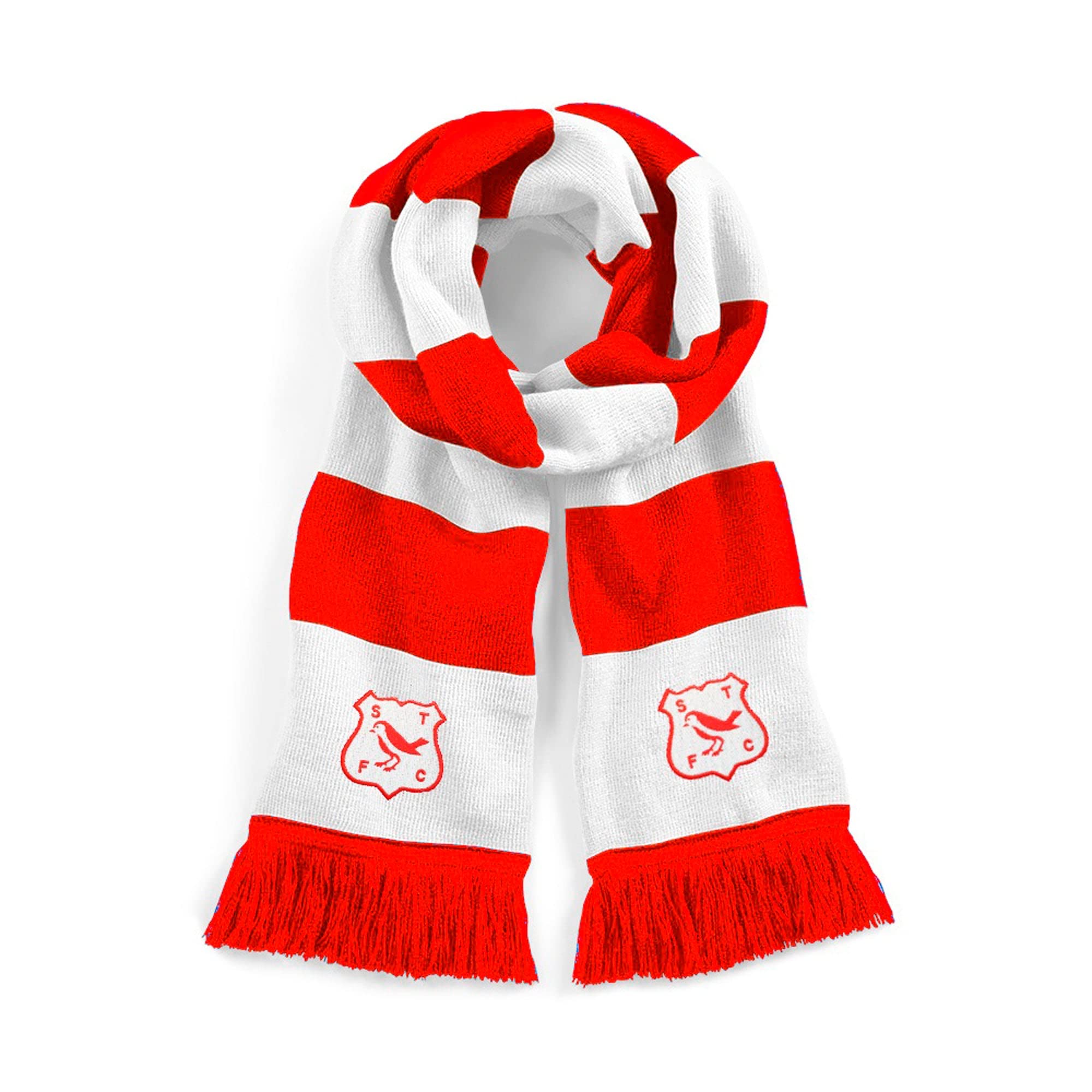Swindon 1960s Retro Traditional Football Scarf Embroidered Logo