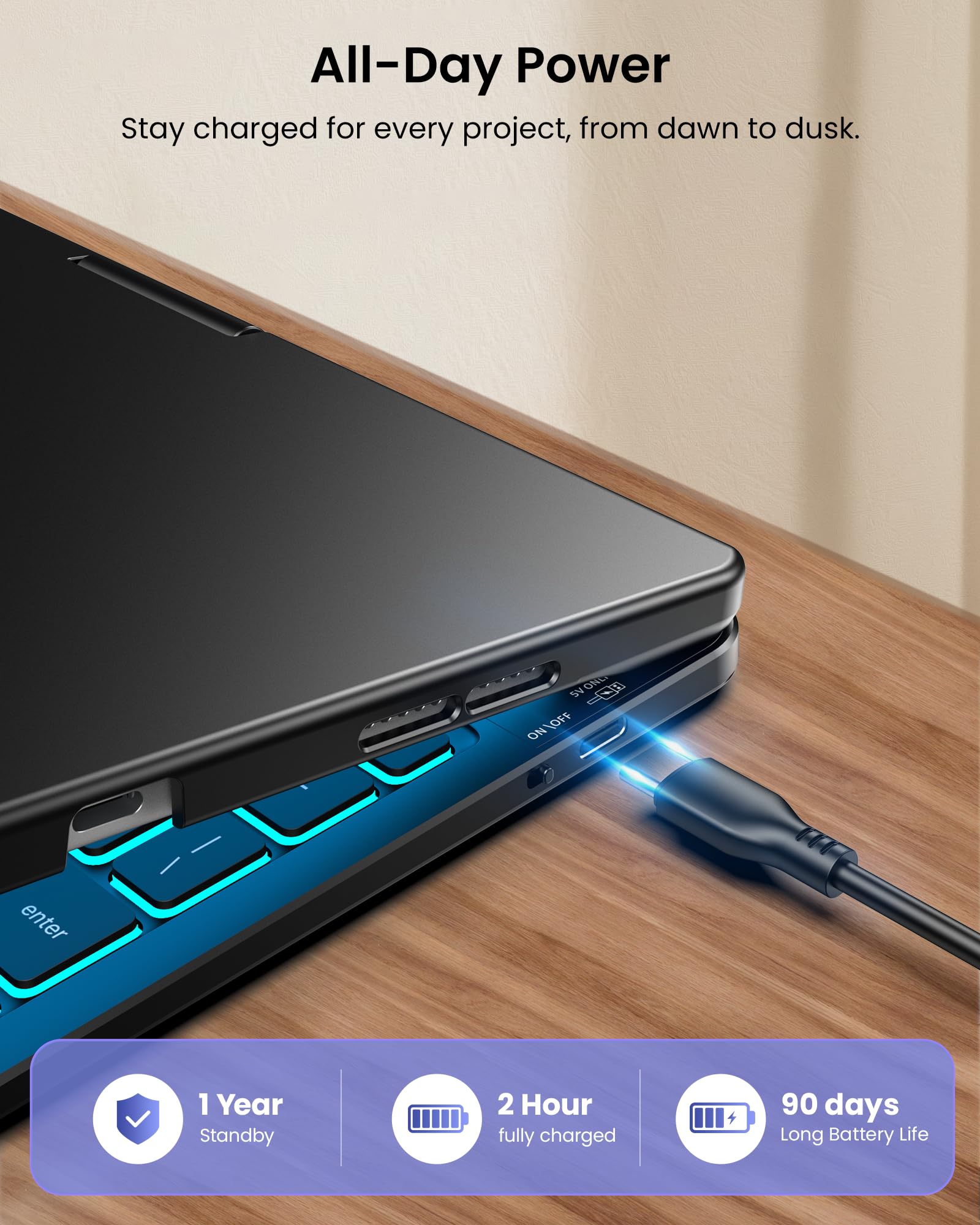 typecase Touch iPad 10th Generation Case with Keyboard (10.9