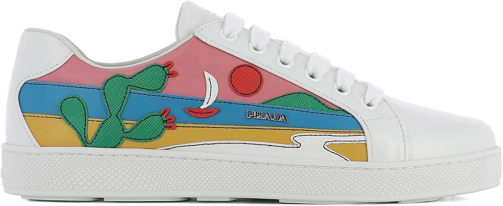 prada white trainers womens