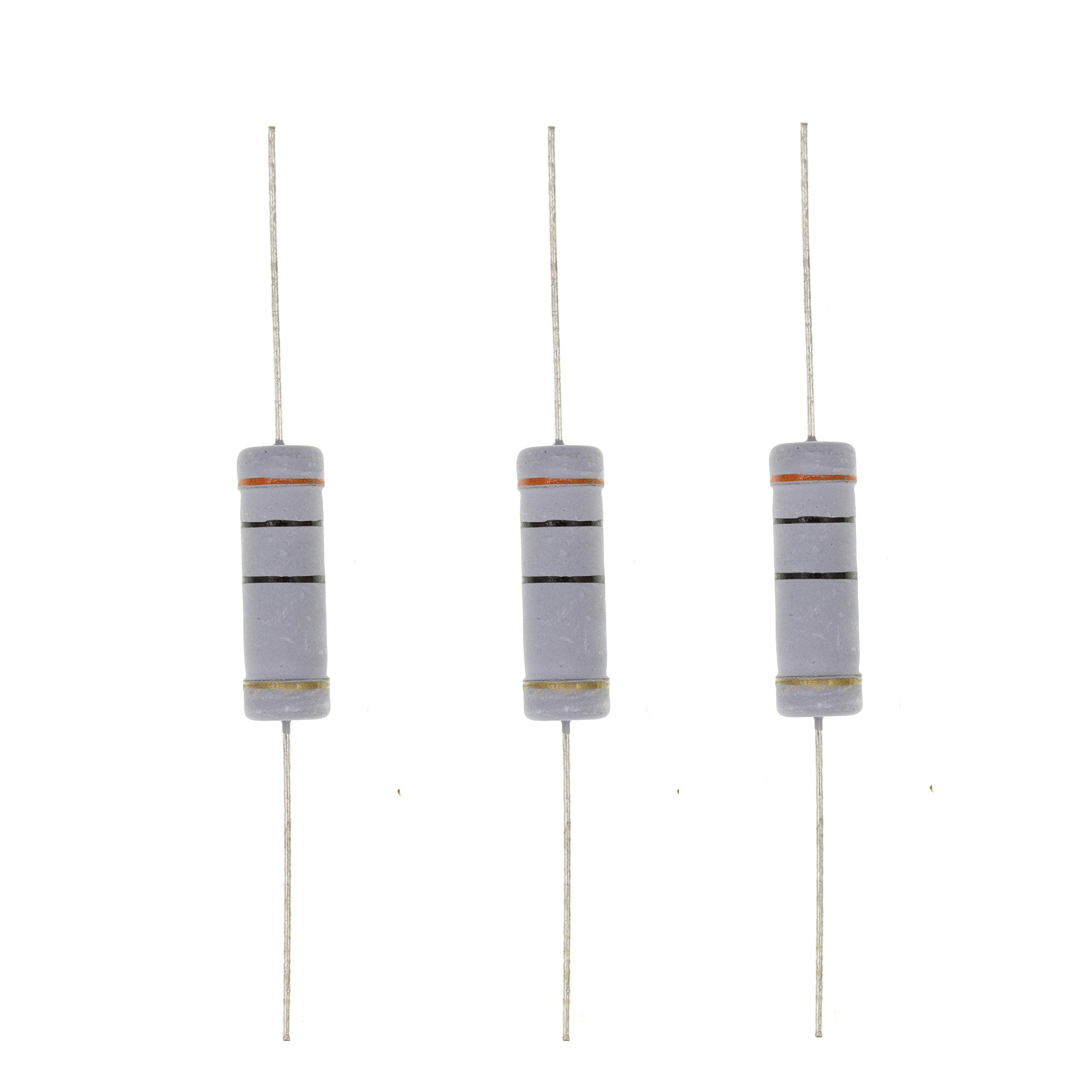 HUABAN 10PCS 5W 5 Watts 33R 33 Ohm 5% Metal Oxide Film Resistor