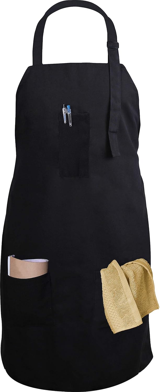 Best Kitchen Apron With Pockets And Adjustable Neck