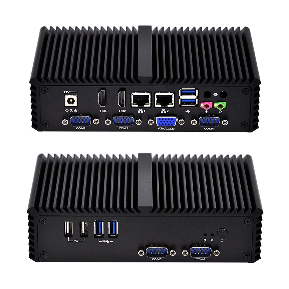 Kettop Barebone Firewall Mi2955C5 Intel Celeron 2955U,1.4 Ghz (Barebones) 2Gigabit LAN,Vga and Com(R