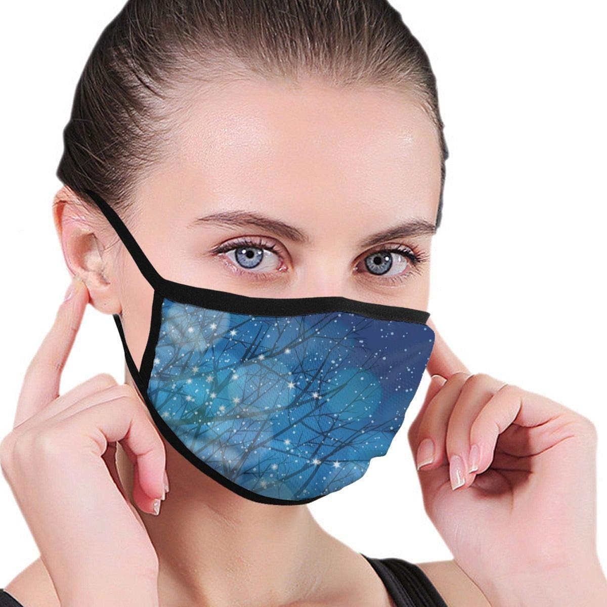 Half Face Mouth Illumination and Snow Mask Face Masks Anti-Dust Face and Nose Cover Cool Soft Windproof Ski Mouth Mask