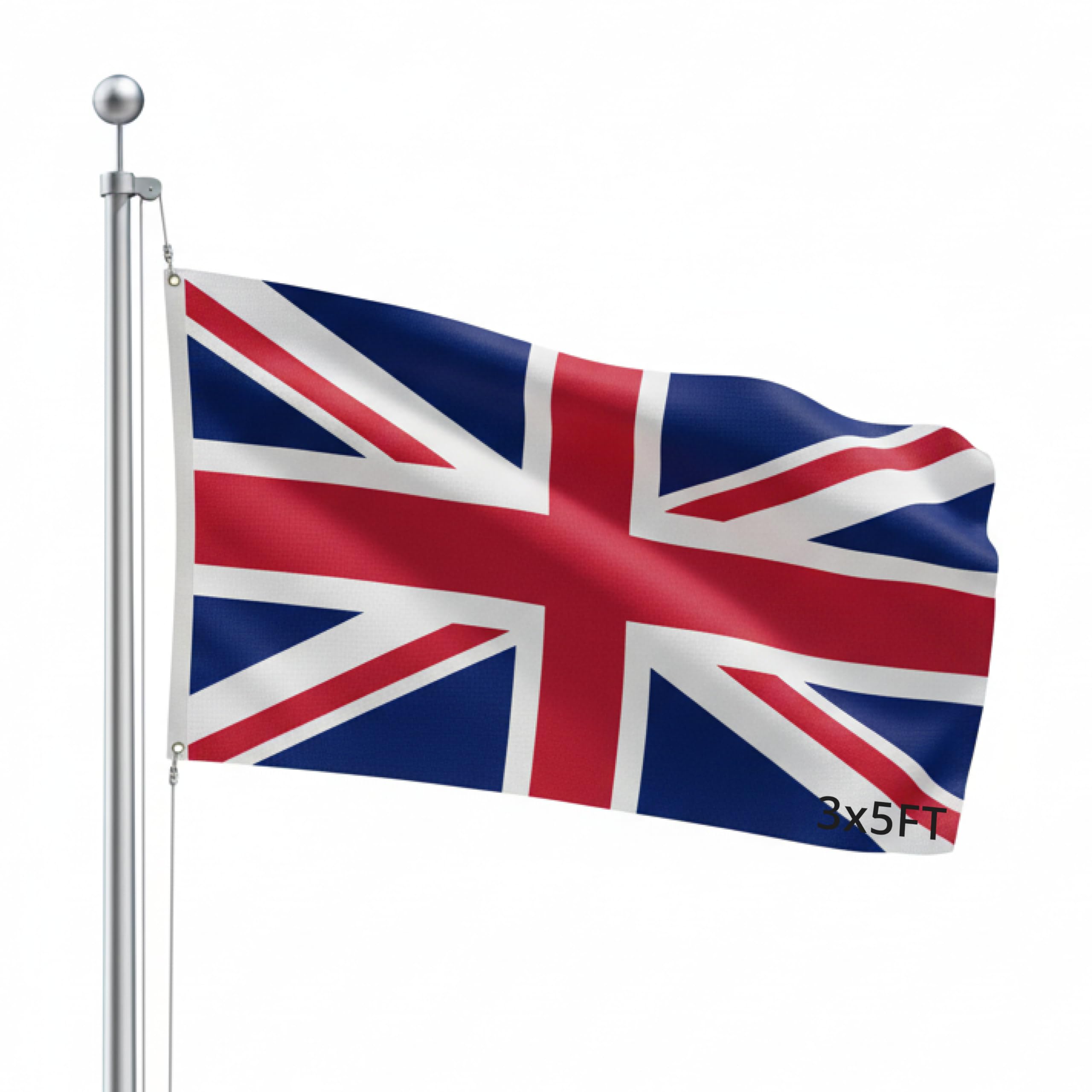 Outdoor Flag - Large 3' x 5', Weather-Resistant Polyester England - UK โ image 1