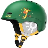 OutdoorMaster Kids Ski Helmet, Adjustable Lightweight for Snowboarding | PC+EPS, ASTM certified, Moisture-wicking fleece lining &amp; earmuffs, Adjustable dial fit, Goggle snap, Warmth &amp; Breathability