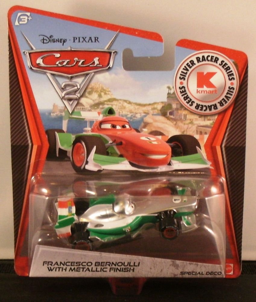 Buy Disney Pixar CARS 2 Exclusive 155 Die Cast Car SILVER RACER Francesco Bernoulli With