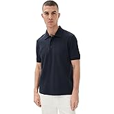 Vince Men's Varigated Texture Short Sleeve Polo