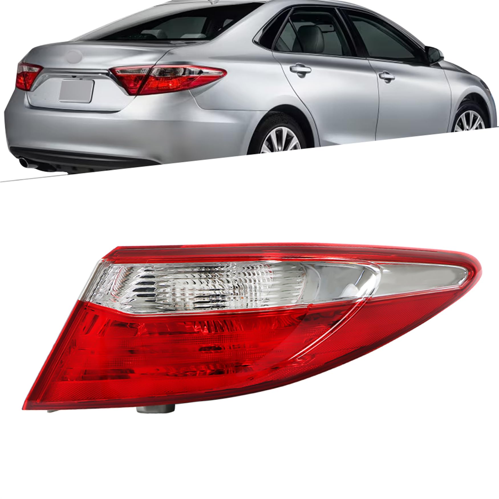 Photo 1 of RH Tail Light Replacement for Toyota Camry 2015 2016 2017 Rear Tail Lamp Assembly TO2805121 8155006640 Passenger Side