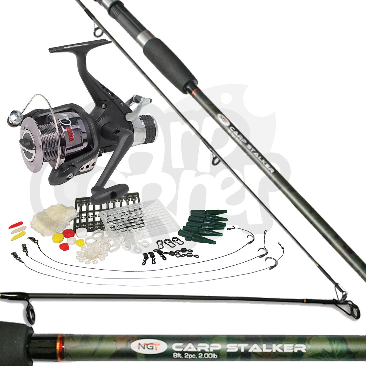 carp stalking rod and reel combo