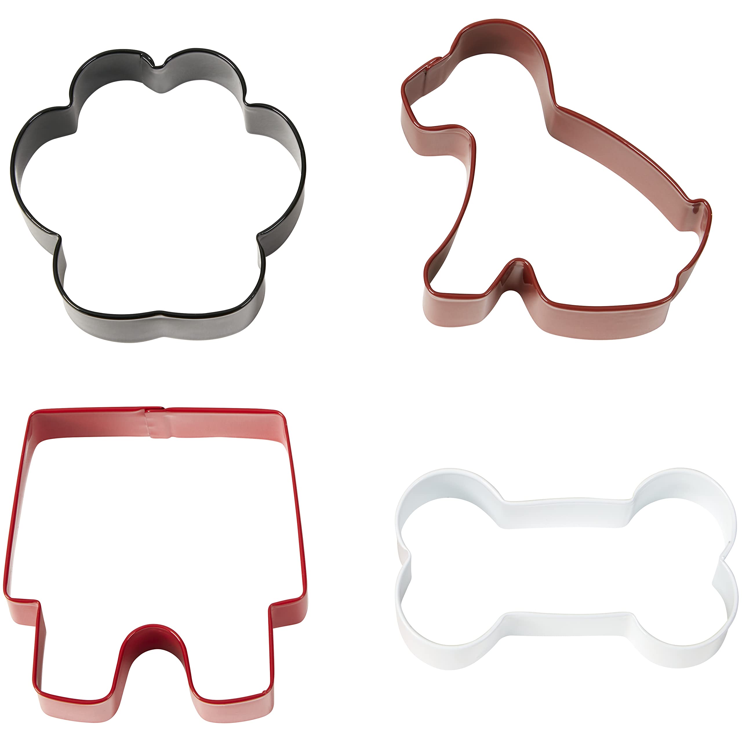 Wilton 2308-0910 Four-Piece Pet Coloured Theme Set