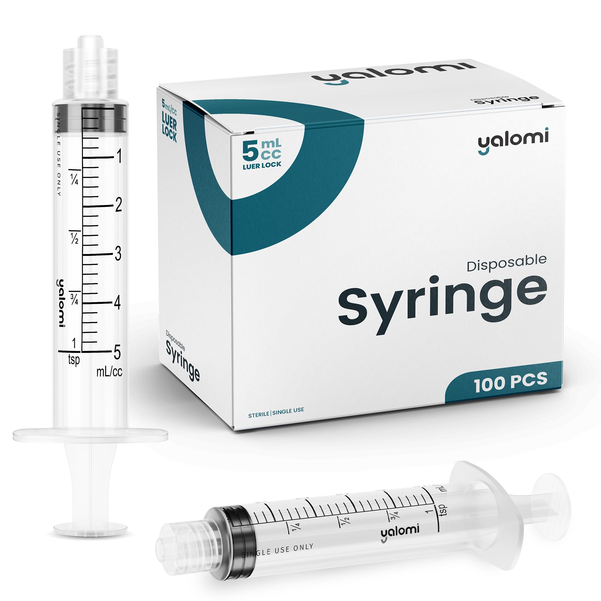 5mL Luer Lock Syringe (No Needle) | Sterile