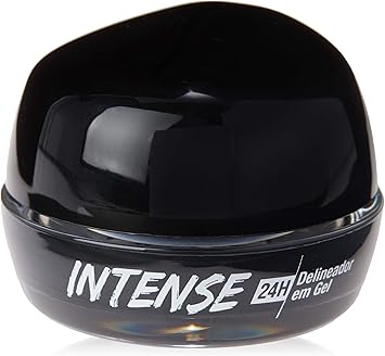 Intense 24H Delineador Gel Blackout, Rk By Kiss, Preto