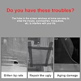 Zceplem Screen Repair Tape Fiberglass Mesh for Holes Tears Window Door Patio RV view 7