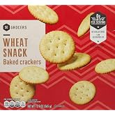 SE Grocers, Wheat Snack Crackers, 12.9 Ounce