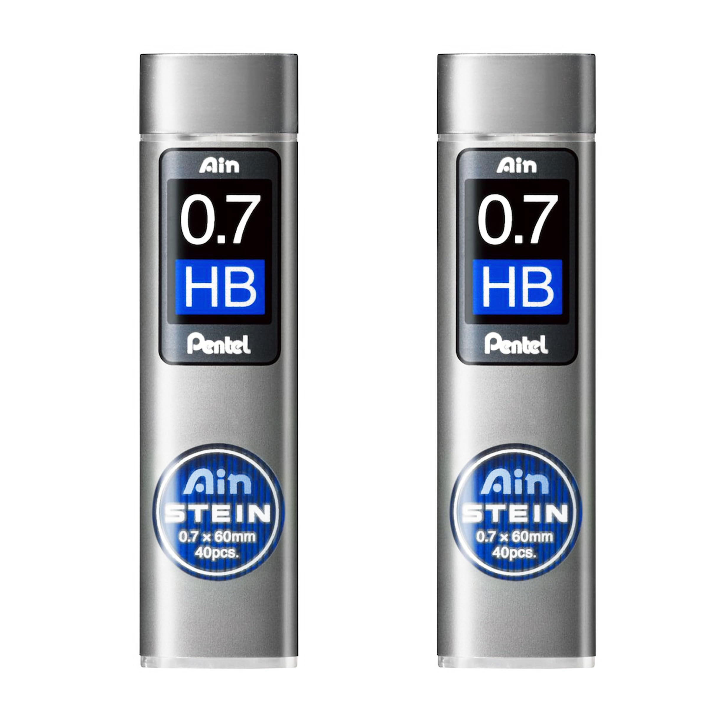 Pentel Ain Stein Mechanical Refill Leads - 0.7mm - HB/H - Pack of 2 Tubes — image 1