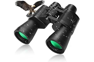 20x50 High Powered Binoculars for Adults, Waterproof Binoculars with Low Light Vision Easy Focus for Bird Watching Hunting Tr