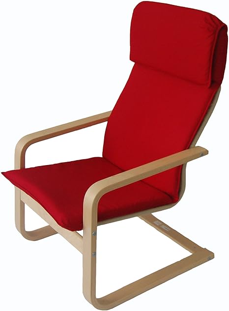 Amazon Co Jp Ikea Pello用 椅子カバー Pelloアーム チェア カバー 100 コットン カバー 交換用カバー レッド ホーム キッチン