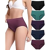 BAMBOO COOL Women's Underwear Ladies Brief Seamless Panties Moisture Wicking Stretchy Full Coverage