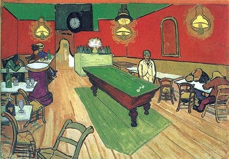 Vincent Van Gogh Night Cafe In Arles 1888 Large Semi