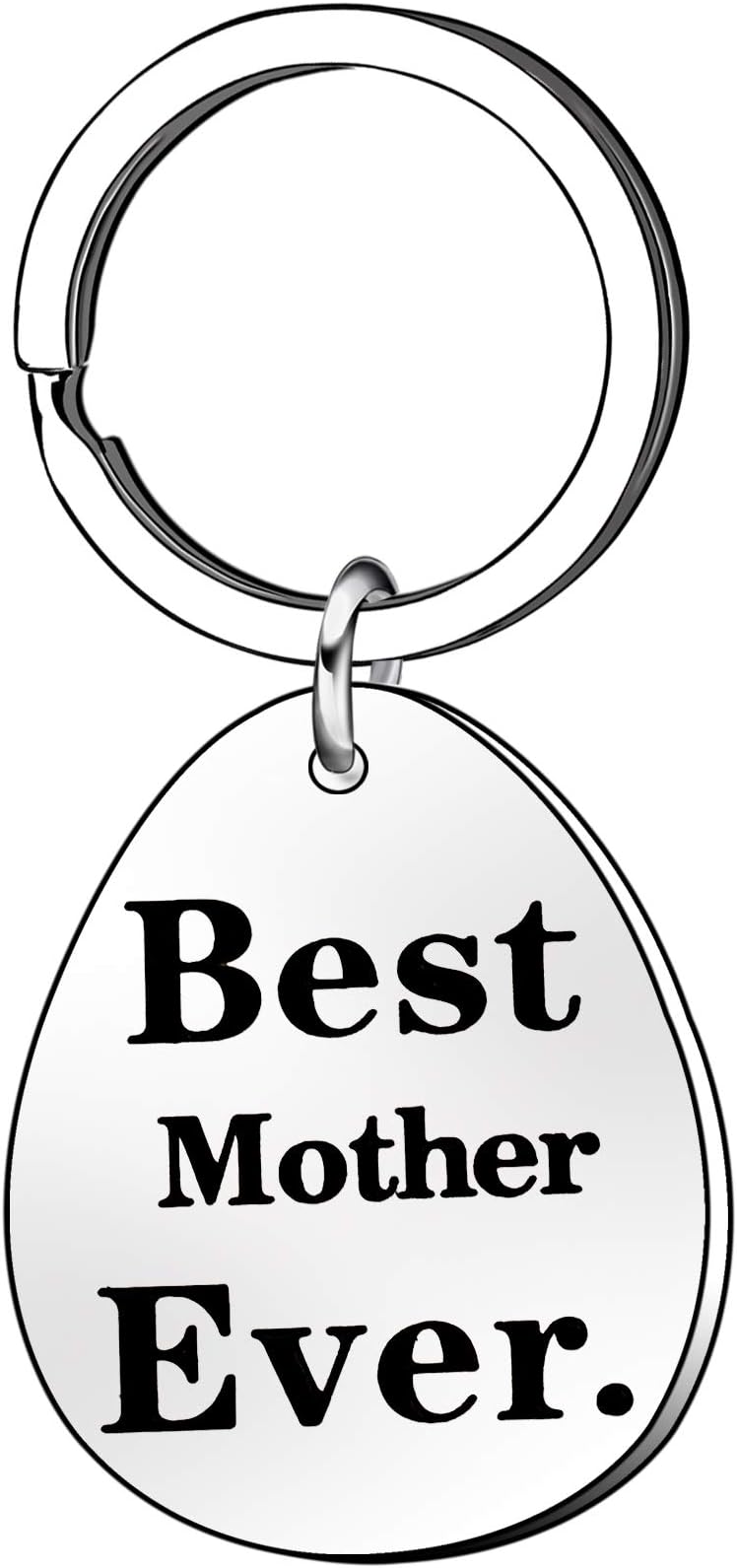 Mother's Day Gift - Mum Mother Gifts from Daughter Son Keyring Key Rings Chains, Stainless Steel