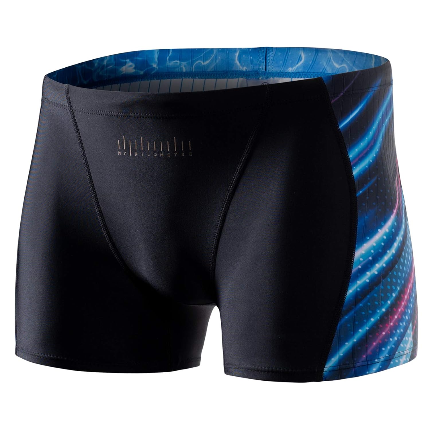 Buy MY KILOMETRE Men's Square Leg Athletic Swim Jammers Durable