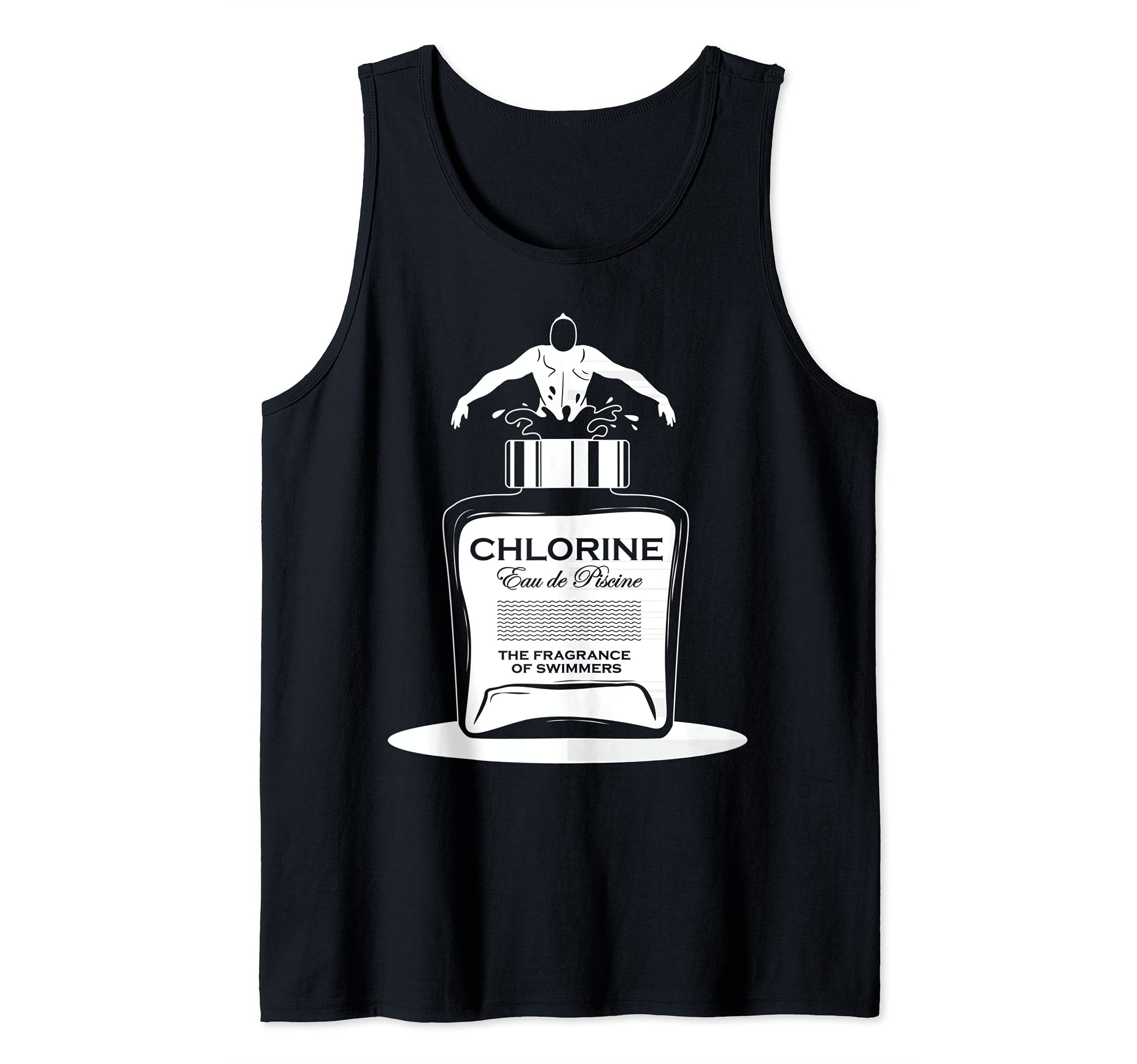 Chlorine The Fragrance Of Swimmers - Swimming Design Tank Top