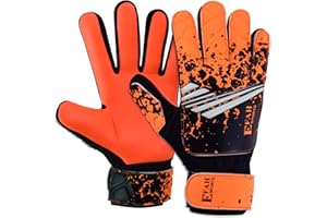 EFAH SPORTS Soccer Goalkeeper Gloves for Kids Boys Children Youth Football Goalie Gloves with Strong Grips