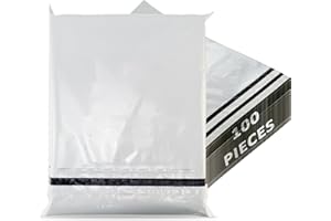 100 pieces Recyclable Poly Mailers Shipping Bags 14.5"x19" by Bloomwill - Eco-Friendly Mailers Shipping Envelopes - Self-Adhesing Strong Packaging Bags