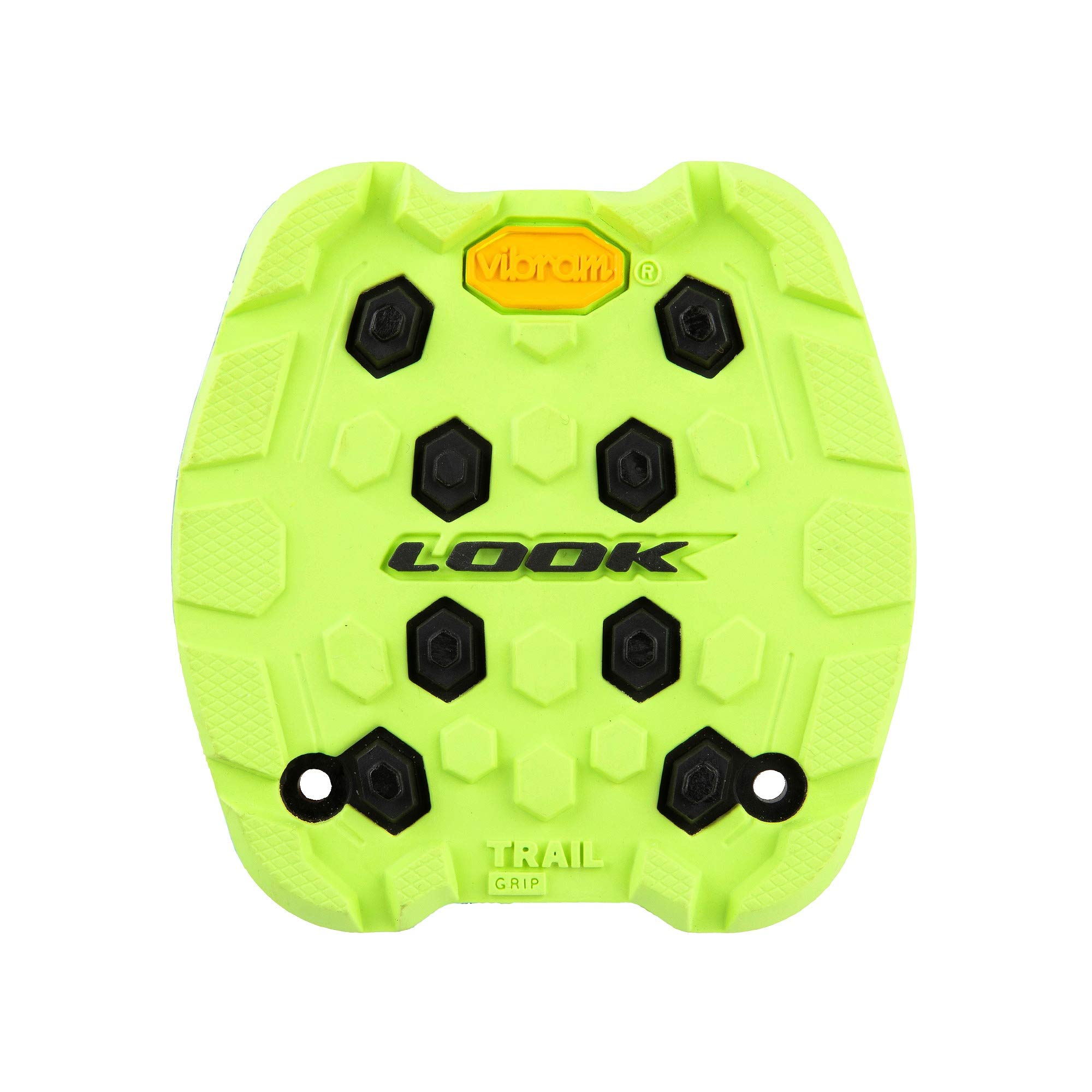 LOOK Cycle - Activ Grip Trail Pad - Compatible with Trail Grip Flat Pedals - Slip-Proof Safety - Innovative Grip Rubber - Exceptional Traction - Lime
