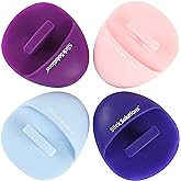 Slick- Silicone Facial Cleansing Brush, 4 Pack, Silicone Face Scrubber Exfoliator