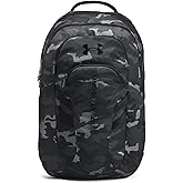 Under Armour Unisex, Hustle 6.0 Pro Backpack (002) Black/Black/Castlerock One Size Fits Most
