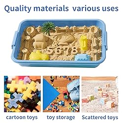 2 Pcs Portable Sand Tray with Lid Sand Box with
