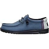HEYDUDE Men’s Wally Quilted Slip-On Loafers | Lightweight Comfortable Casual Moc Toe Everyday Shoes