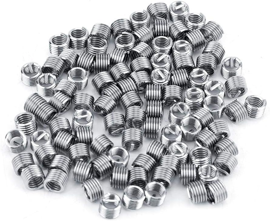 100Pcs Wire Insert Thread, M4 Helicoil Thread Repair