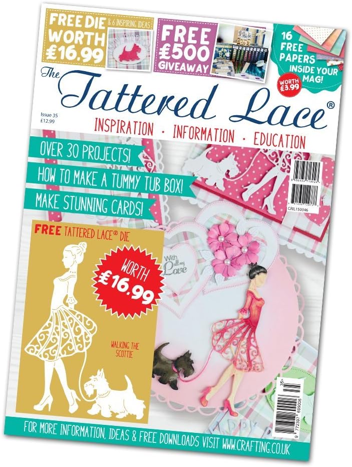 Tattered lace Issue 35, Paper, Multi Coloured, 29 x 21 x 0.05 cm