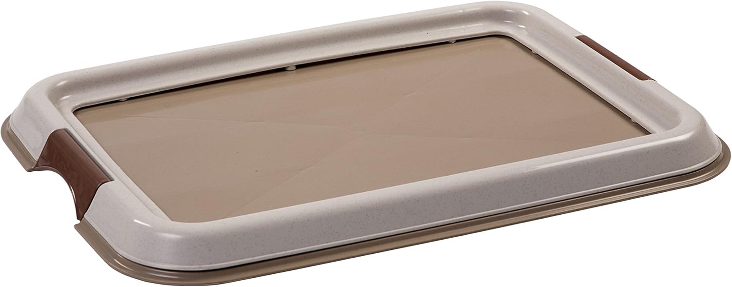 Iris Ohyama, Training pad holder / puppy training tray, 2 latch closure, nonskid rubber feet