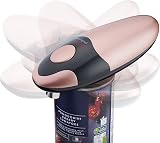 Cooks Professional Electric Can Opener Copper Black One Touch Cordless