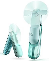 Cutnut Portable Handheld Fan, 3-Speed Foldable Mini