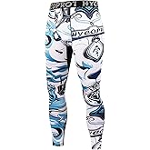 HYCOPROT Men's Compression Pants Tights Athletic Leggings Performance Workout Base Layer for Running Basketball Sports Yoga