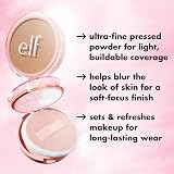 e.l.f. Halo Glow Powder Filter Medium Warm Finishing Powder with Velour Puff view 4