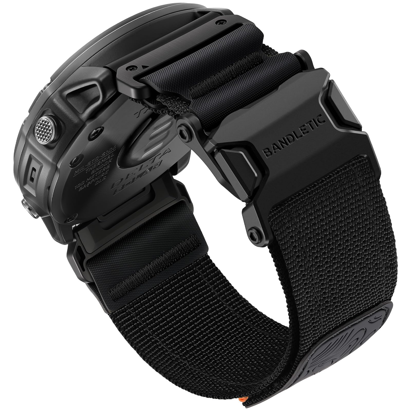 Bandletic Magnetic Bands Compatible with Garmin Instinct 3 50mm Watch Band, 26mm Quick Fit Strap for Fenix 8 51mm/7X 6X Pro/5X Plus/3/3 HR/Instinct 2X/Enduro/Quatix Tactix 8 51mm/Epix Pro (Gen 2) 51mm