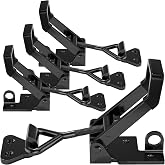 4Pack Heavy Duty Toggle Clamp Latch 4003 Style Pull Clamp Black for Smoker | 1320lbs Capacity Adjustable Toggle Latch Quick Release Hasp Clamps for Cabinet Boxes Case Trunk Jig,Metal Toggle Latch Catch