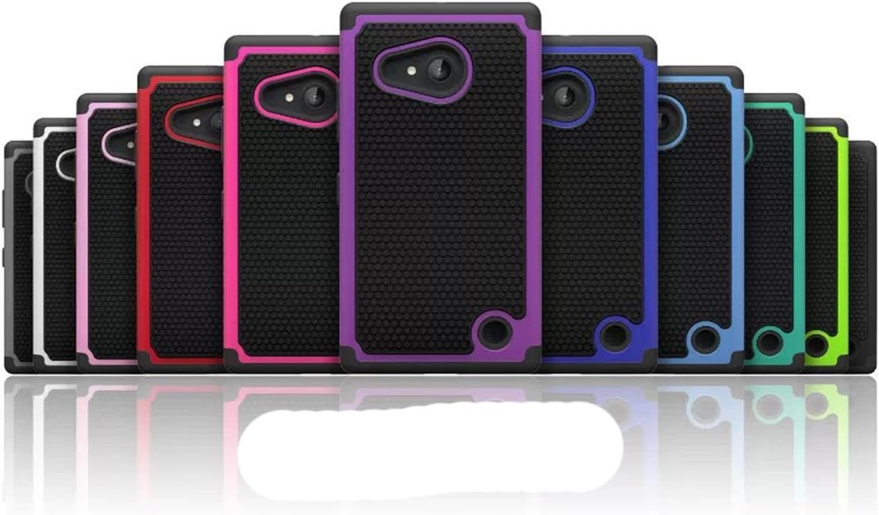 Microsoft Lumia 640 XL Case -- Ashield Ultra Shockproof Drop-Proof Military Level Army-Grade Protective Hard Rugged Hybrid Slim Double Layers Defender Case For Microsoft Lumia 640 XL ( For Huge 5.5 inches XL Only)- Extremly Dual layer Case , non-slip , easy grip