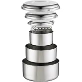 MSR Alpine 4 Stainless Steel Camping Pot Set | Alpine 4 Stainless Steel Pot Cookset